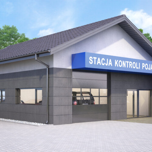 Projekt Stacja Kontroli Pojazdów w miejscowości Stanisławowo