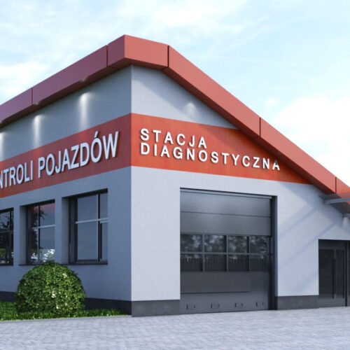 Projekt Stacja Kontroli Pojazdów w miejscowości Łajski gminia Wieliszew