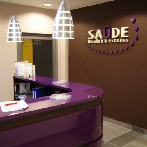 Projekt wnętrza klubu SAUDE Health and Fitness